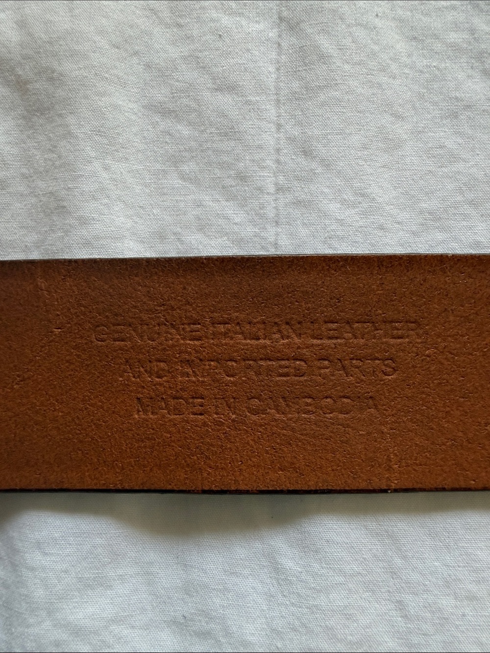 Madewell Genuine Leather Belt with Brass Buckle - Picture 3 of 8